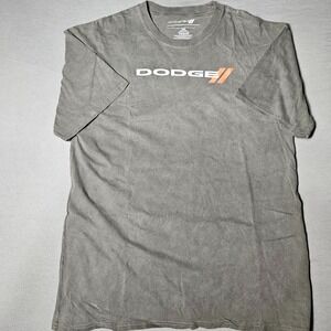 Dodge Hellcat Charger SRT Graphic T-Shirt Mens Medium Grey Double Sided